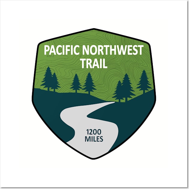 Pacific Northwest Trail Wall Art by esskay1000